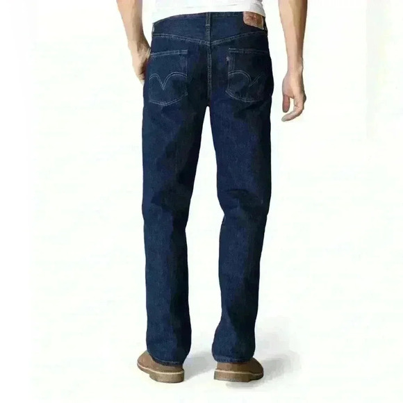Levi’s 501 Original Stretch Button Fly Size 40x30 Dark Wash NWT - Picture 2 of 5